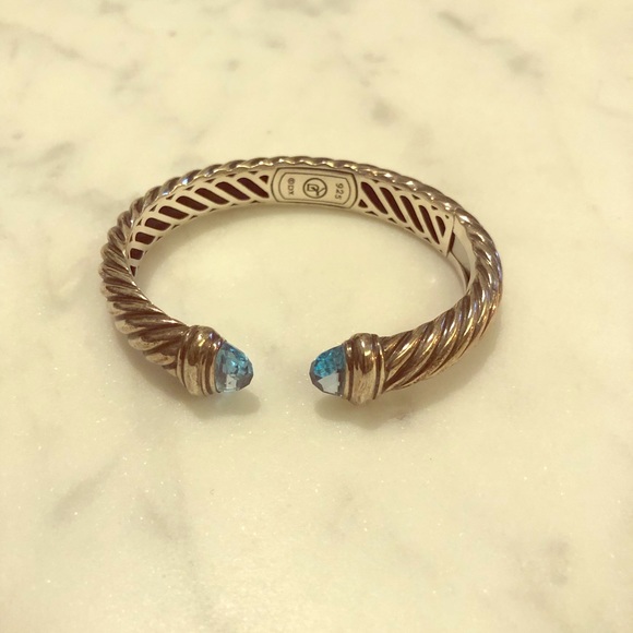 David Yurman Jewelry - David Yurman Blue Topaz Bracelet
